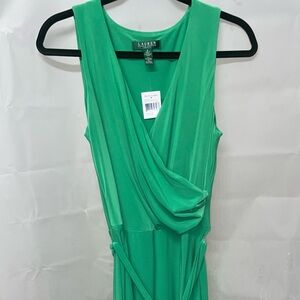 NWT Lauren Ralph Lauren Faux Wrap Dress